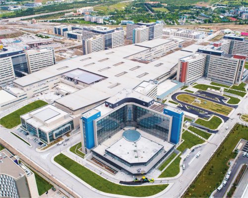 Bilkent Şehir Hastanesi cephe kaplama zemin kaplama teş işleri ve ince işler