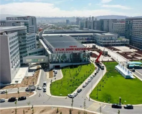 Etlik Şehir Hastanesi cephe kaplama zemin kaplama taş işleri ve ince işler